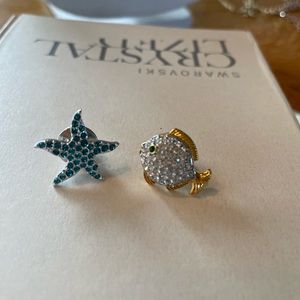 Swarovski nautical tac pins